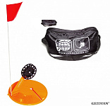 Комплект оранжевых жерлиц GERMAN (10шт) в длинной сумке