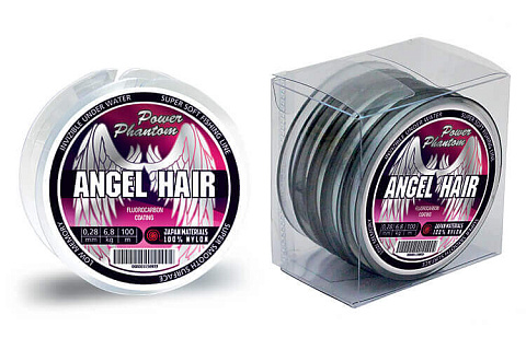 Леска Power Phantom Angel Hair CLEAR 0,14mm, 1,8kg 100m