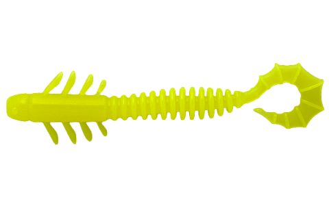 Силиконовая приманка LureMax GOBLIN 4,5''/12 см, 001 - Chartreuse (4шт)
