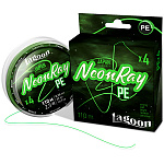 Шнур Lagoon NeonRay 110m,  #0,6 fluo-green 0,128мм 5,7кг