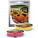 Шнур Benkei Trout PE 100м #0.2 0.074мм/2кг желтый fluo