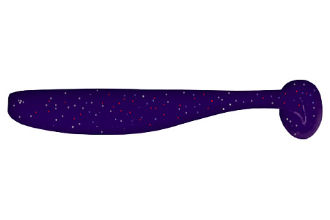 Виброхвост LureMax SLIM SHAD 4,5''/11,5см, LSSLS45-021 Deep Purple (5 шт.)