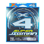 Плетеный шнур X-Braid Super Jigman x4 200м 1.2