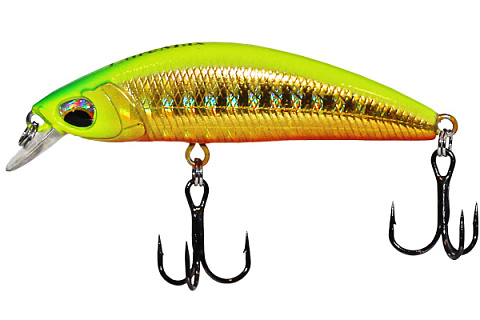 Воблер LureMax Garletta 60S-007-Flash Chartreuse, 6,4гр, тонущий