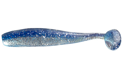 Виброхвост LureMax SLIM SHAD 4''/9,5см, LSSLS4-07-013 Smoke Blue (7 шт.)