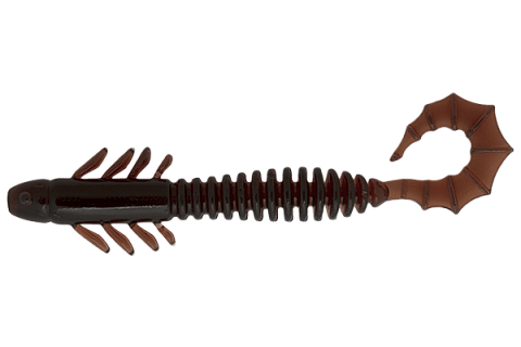 Силиконовая приманка LureMax GOBLIN 4,5''/12 см, 003 - Motor Oil (4шт)