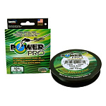 Плетеный шнур Power Pro 135 м зеленый 0,41/40кг