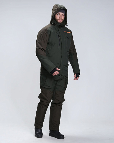 Костюм зимний TRITON "Pro Angler" -15 (Таслан, Хаки)