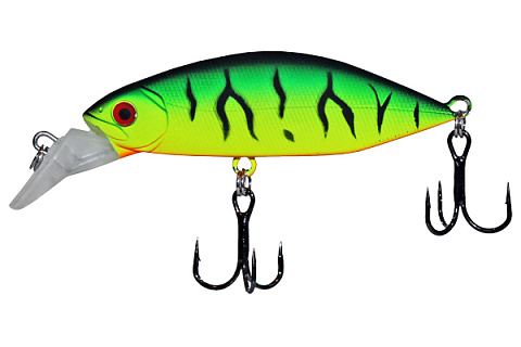 Воблер LureMax Crash Minnow 55S-078-Fire Tiger, 6,6гр, тонущий