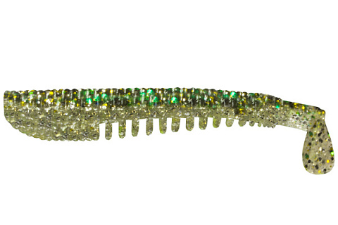 Виброхвост LureMax YOBBO 4''/10см, LSY4-06-012 Pearl Shad (6 шт.)