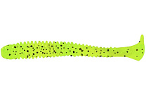 Виброхвост LureMax SENSOR 4''/10см, LSSR4-002 Lime pepper (10 шт.)