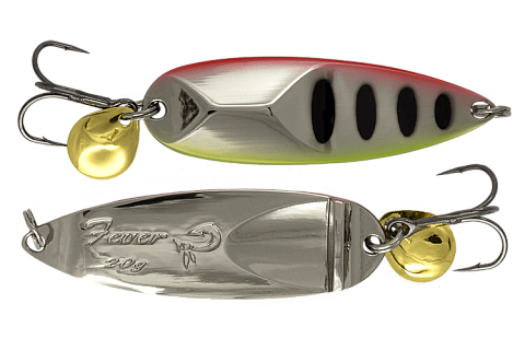 Блесна колеблющаяся Luremax Fever 70mm  25g  цв.43, Red eye