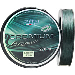 Плетеный шнур Dip Cromium Braid 270м 0.364мм/48.5кг