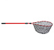 Подсачек EcoPro красный (А 009) с обрезиненной сеткой 60*42см рукоятка 2.1м