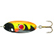 Блесна Kuusamo Monni 60/15 с камнем BL/R/FYe/O-C