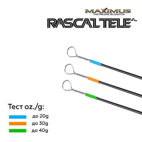 Зимняя удочка  Rascal Tele Compact 202MH 0,5 м до 40 г.
