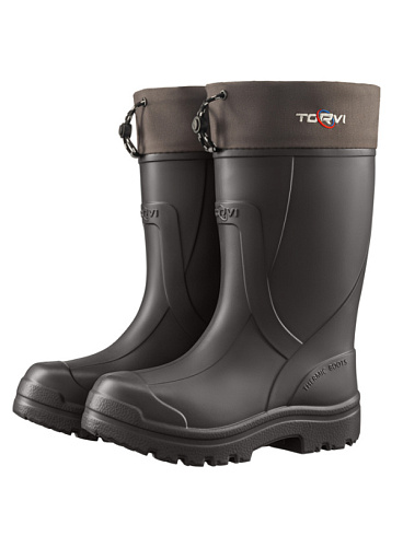 Зимние сапоги из ЭВА Torvi -45 черные ТЭП