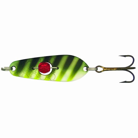 Блесна колеблющаяся Kuusamo Rasanen 40/6 с камнем GR/Fye-S