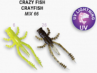 Приманка Crazy Fish Crayfish 1.8" 26-45-M66-6