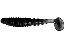 Виброхвост LureMax AYAME 4''/9,5см, LSA4-006 Black (10 шт.)