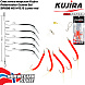 Снасточка морская Kujira Paternoster Gummi Eel SP008 H5 №5/0 Lumo-Red