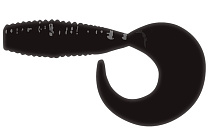 Твистер LureMax TEASER 1,5''/4см, LST15-006 Black (10 шт.)