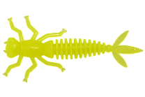 Силиконовая приманка LureMax KARAKATITSA 3''/7,5 см, 001 - Chartreuse (6шт)