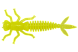 Силиконовая приманка LureMax KARAKATITSA 3''/7,5 см, 001 - Chartreuse (6шт)