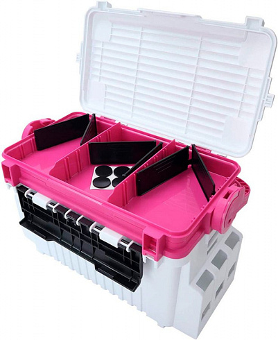 Ящик Daiwa TB4000 Tackle Box White/Pink