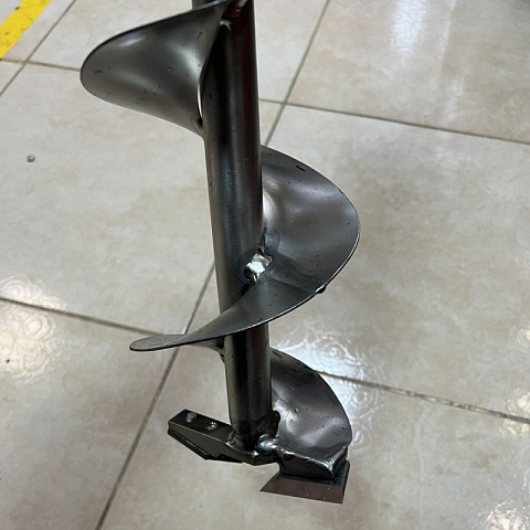 Шнек титановый телескопический под шуруповерт 130мм