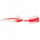 Пилькер Bottom Strike BiColor Pilk 1000g #2 White-Fl.Red/GLOW #10/0