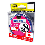 Плетеный шнур Duel PE Hardcore X8 150m Silver #0.8 (0.153mm) 7kg