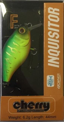 Воблер Inquisitor 44 Cherry 4,4см 6,2гр цвет 766