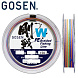 Шнур Gosen W4 braid 150м #0.8 (0,153mm) 4,6kg цветной
