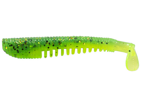 Виброхвост LureMax YOBBO 4''/10см, LSY4-06-010 Avokado Green (6 шт.)