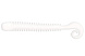Червь LureMax CHEEKY WORM 3,5''/8,5см, LSCW35-020 Glow White (10 шт.)