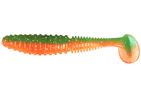 Виброхвост LureMax AYAME 4''/9,5см, LSA4-06-014 Tomato Green (6 шт.)