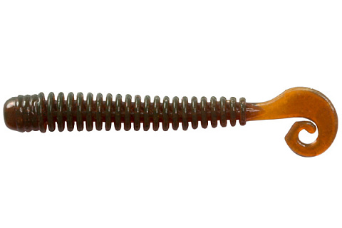 Червь LureMax CHEEKY WORM 3,5''/8,5см, LSCW35-003 Motor Oil (10 шт.)