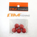 Чебурашка разборная AM Fishing красный 12гр (5шт)