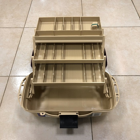 Ящик для снастей и приманок Cayme 3 полки