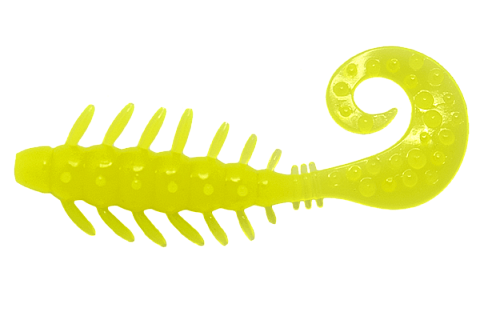 Силиконовая приманка LureMax ZUMA 3,5''/8,5 см, 001 - Chartreuse (5шт)