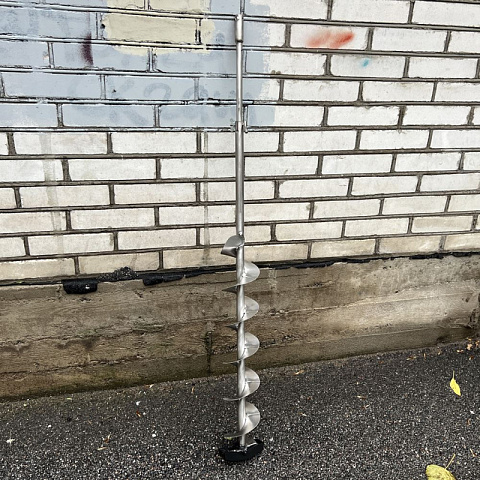 Шнек титановый телескопический под шуруповерт 130мм