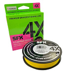 Плетенка SFX 4X 135 м 0.205 мм 11.5 кг PE 1.5 желтая