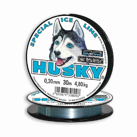 Леска зимняя Husky 30м 0,08мм-0,88кг