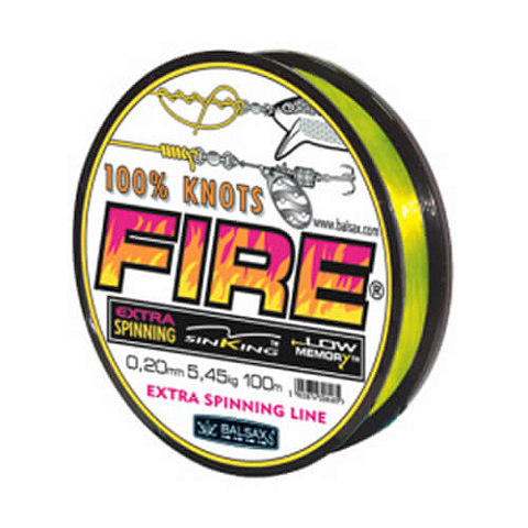 Леска Balsax Fire 100-1000м 0,35мм-14,4кг