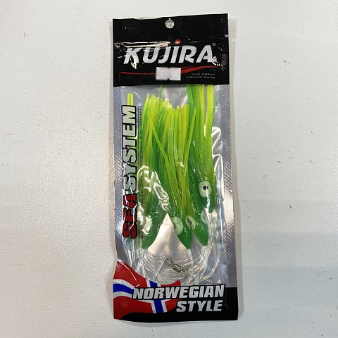 Снасточка морская Kujira Octopus System SP004 H5 №5/0 Yellow+Green