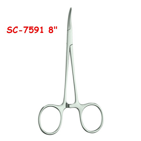 Зажим Stinger SC-7591 8" Forcep Curved (Загнутый)