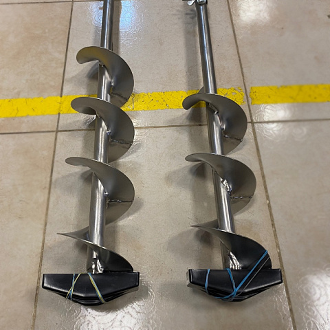 Ледобур титановый ЛСЗ Стандартный 130мм