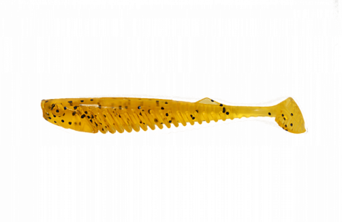 Виброхвост LureMax VISHNU 4''/9 см, 004 - Caramel Oil (5шт)