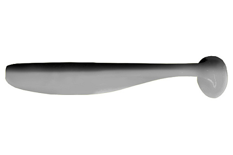 Виброхвост LureMax SLIM SHAD 4,5''/11,5см, LSSLS45-027 Black Shad (5 шт.)